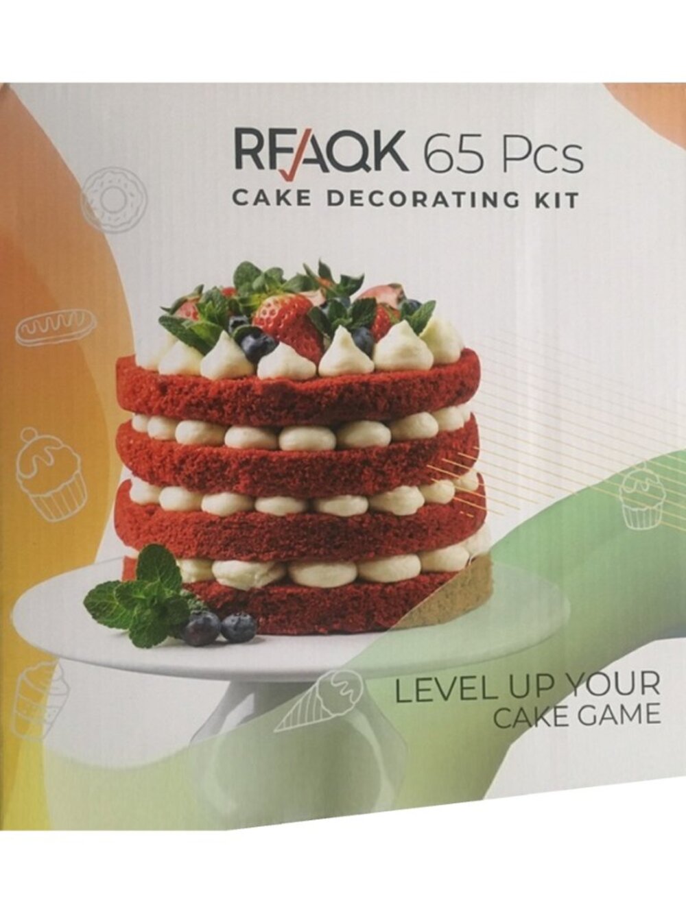 brand new RFAQK 65 piece Cake Decorating Kit Baking Pastry Tools
